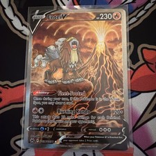 Pokémon TCG Entei v Crown Zenith: Galarian Gallery GG36/GG70 Holo Ultra Rare