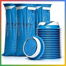 Disposable Vomit Bags 26 Count 1500ml Blue Plastic for Car Sickness Travel