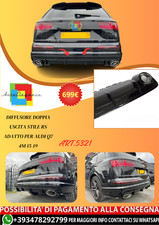 💫 ART.5321 Diffusor Doppelt Ausgang Stil Rs Geeignet für Audi Q7 4M 15-19 💫