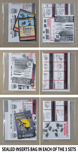 Transformers Encore 15 17 19 Cassette Operation Reissue Lot Takara Japan 2009 G1 - Picture 3 of 24