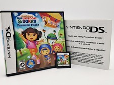 Nickelodeon Team Umizoomi & Dora's Fantastic Flight (Nintendo DS) w/ Protector