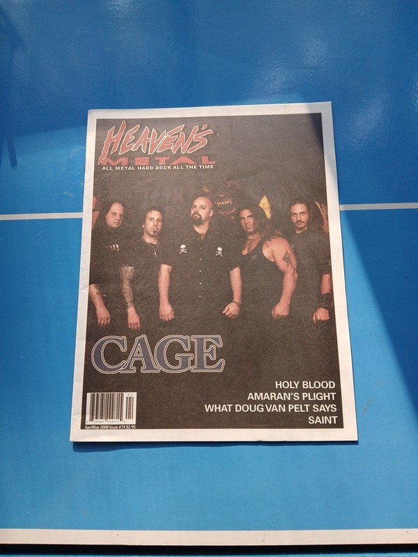 HEAVEN’S METAL #74 CAGE  HOLY BLOOD SAINT AMARANS PLIGHT