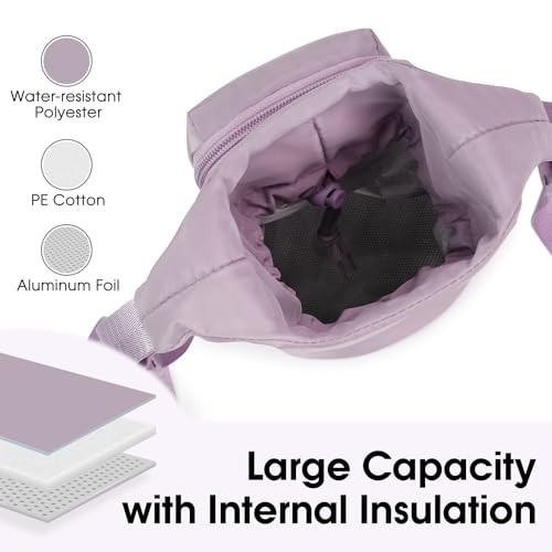 Bolsa portadora de botellas de agua con bolsillo para teléfono 32 oz 40 oz vaso agua aislada - Imagen 4 de 7
