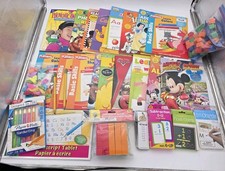 Large Lot Of Preschool Resource Books, Flash Cards, And Pencils