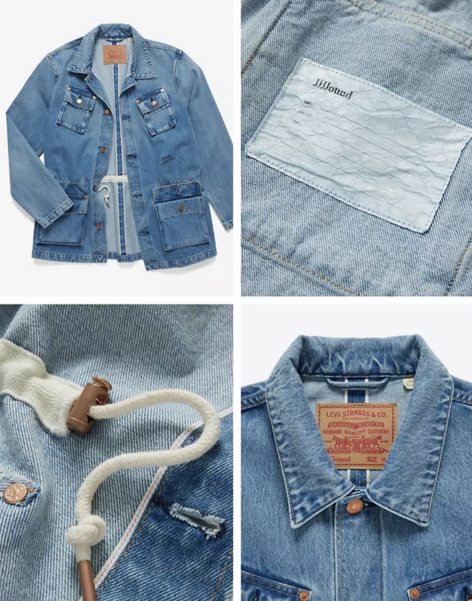 “Levi's × jjjjound” UTILITY JACKET Levi's® X Jjjjound Utility Jacket - Medium Wash | Levi's® US