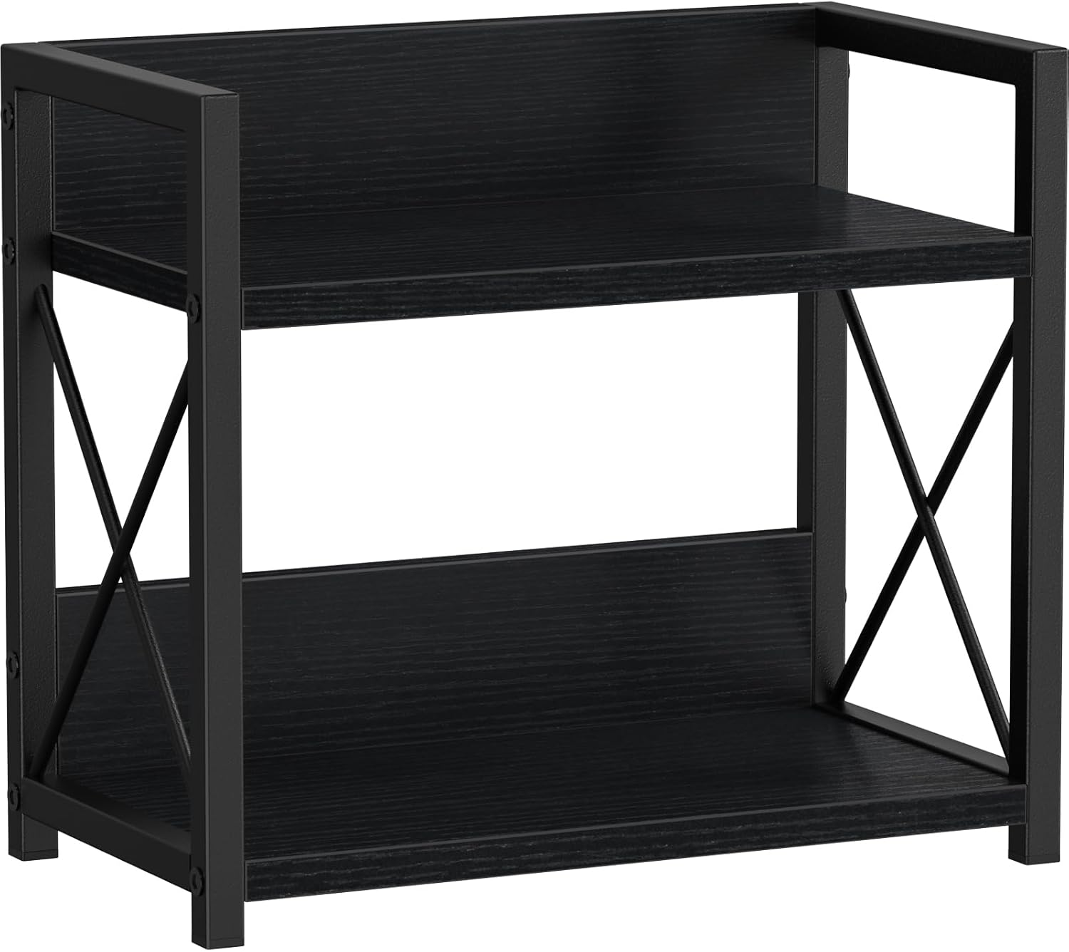 Kitchen Counter Shelf, 2 Tier Kitchen Spice Rack Organizer for Countertop, Wood-image