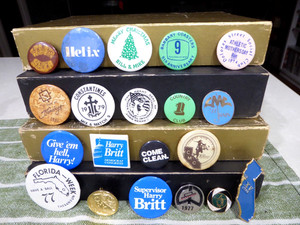 1970's San Francisco Gay LGBTQ+ Pinbacks Bars Motorcycle Club Events Lot of 20