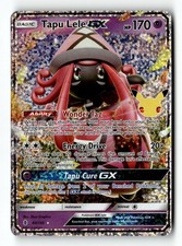 Pokemon Card Tapu Lele GX Holo LP Celebrations: Classic Collection 60/145