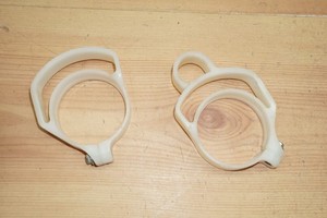 1999-2003 Kawasaki KX125 OEM Front Left Right Fork Guide Protector 13070-1290-RZ