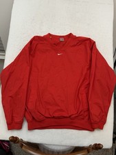Vintage Nike Center Swoosh Pullover Windbreaker Jacket Men s Size L Y2K RARE