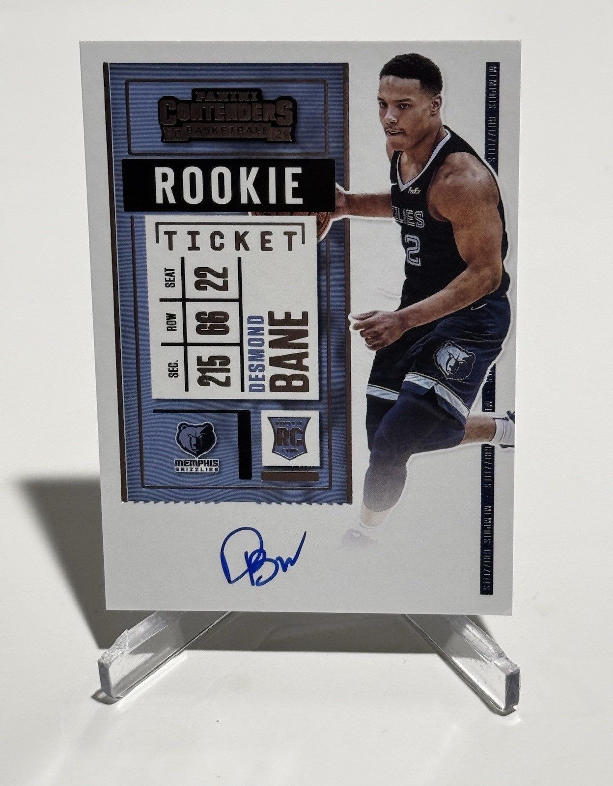 2020-21 Panini Contenders DESMOND BANE Auto RC Rookie Ticket #116 {MAGIC}
