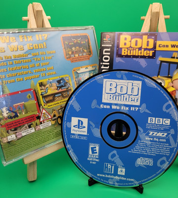 Bob the Builder Can We Fix It? (Sony Playstation 1, 2001) PS1 Complete In Box