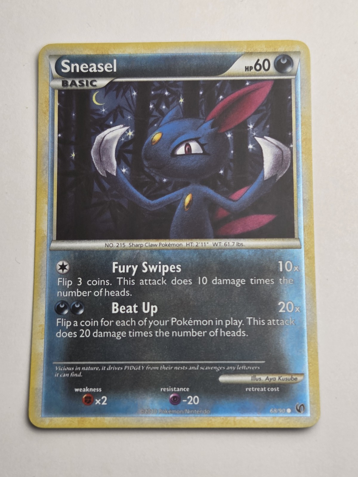 Sneasel 68/90 Reverse Holo Undaunted LP
