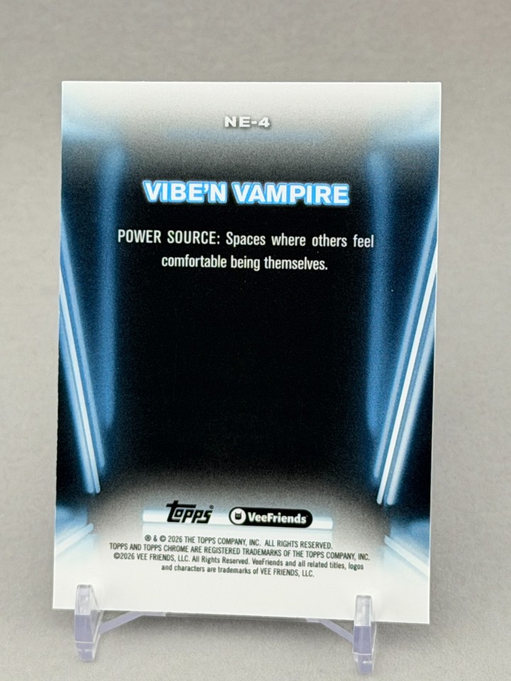 Nft Ebay 2026 Topps Chrome VeeFriends 🚨 ~ NEON LIGHTS INSERTS ~ Complete Your ...