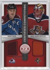 2013-14 Totally Certified Red Adam Foote John Vanbiesbrouck #CC-FV 0c3