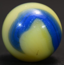 Akro Agate Corkscrew Marble Vintage American Pretty Pastels 14.6mm 9/16''