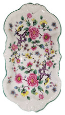 James Kent Old Foley “Chinese Rose” Plate •Vintage Floral Scalloped Edge Display