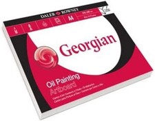 Daler-Rowney Georgian Oil Artboard Pad, A4 1.4mm Thick, 10 Sheets, For Professi