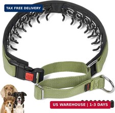 Mayerzon No Pull Dog Collar Martingale, Green, M Neck Cir 14.5"-18.5"