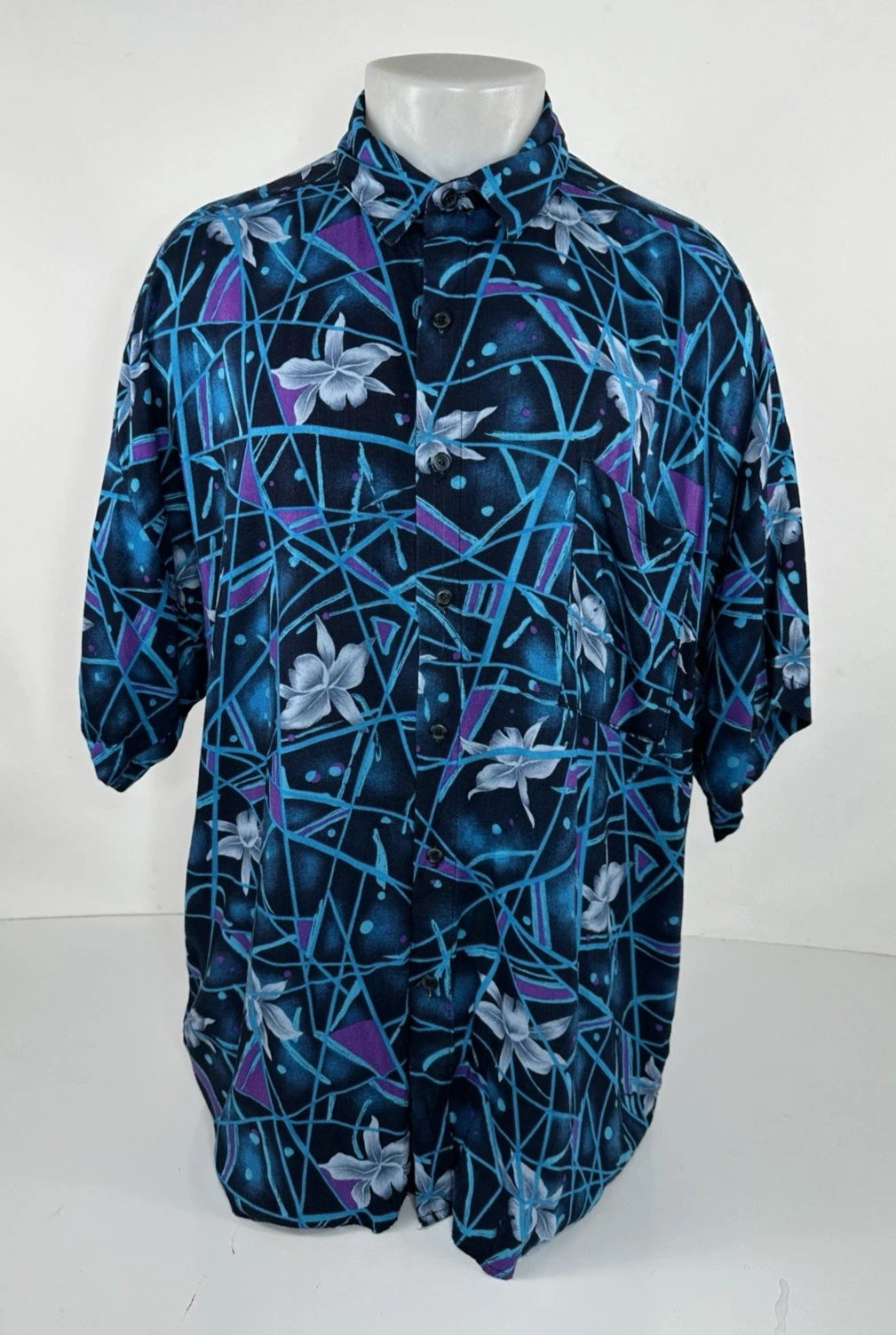 MAXX - Vintage Floral Abstract Mens XL. Shirt