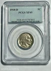 1918-D 5C 🦬 Buffalo Nickel (PCGS XF45) SD26957CM