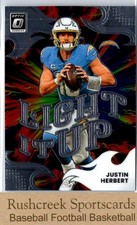 2025 Donruss Optic #12 Justin Herbert Light It Up