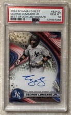 2024 Bowman's Best George Lombard Jr. Auto NY Yankees PSA 10 #B24GL