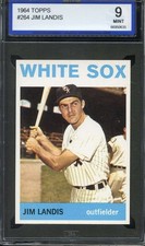 1964 TOPPS #264 JIM LANDIS ISA 9 WHITE SOX CENTERED *ADT5262