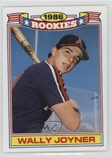 1987 Topps Jumbo Pack Glossy Rookies Wally Joyner #7 sq1