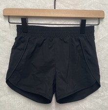 All in Motion Target Girls Athletic Shorts Black Sz S 6/6X FREE SHIPPING