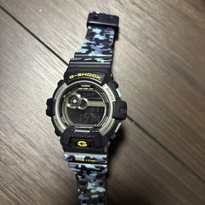 G-Shock GLS-8900CM-2JF Men's Digital Watch Blue Camouflage