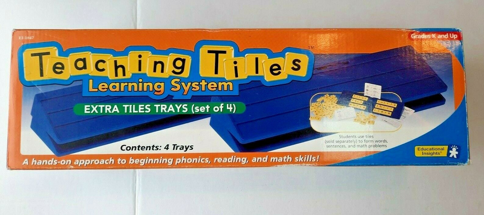 Educational Insights Teaching Tiles Learning System Extra Tiles Trays