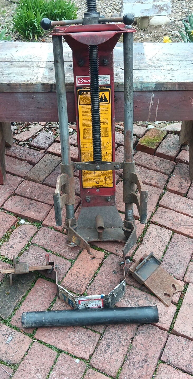 Vtg Wall Mounted Branick MST580A Strut Spring CompressorMacPherson Strut eBay