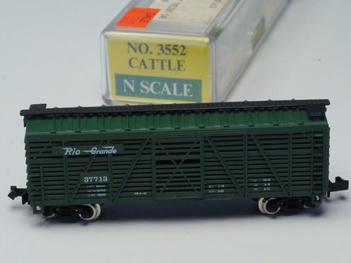 NEW IN BOX Model Power 3552 RIO GRANDE Cattle Car N Gauge Railroad - Picture 2 of 2
