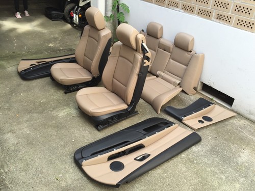 Inkl UMBAU BMW E93 Cabrio Lederausstattung Ausstattung Leder Sitze caramel Napa