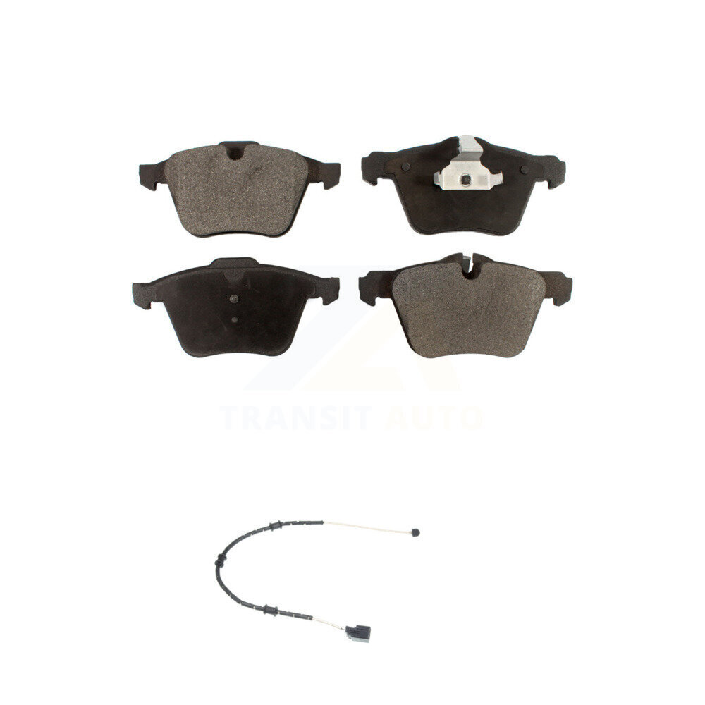 Semi-Metallic Disc Brake Pads And Wear Sensors Front Kit For Jaguar XJ F-Type XK