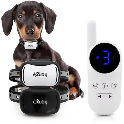 eXuby Tiny Dual Shock Collar - Smallest Collar on the Market - 9 Levels
