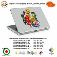 Justice league comic big bang theory sticker notebook tablet sticker print pvc