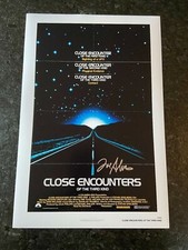 * JOE ALVES * signed 12x18 poster * CLOSE ENCOUNTERS OF THE THIRD KIND * COA * 3