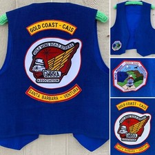 vintage Gold Wing Road Riders Association Gold Coast Santa Barbara Ventura vest