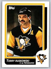1986-87 Topps #111 Terry Ruskowski Pittsburgh Penguins