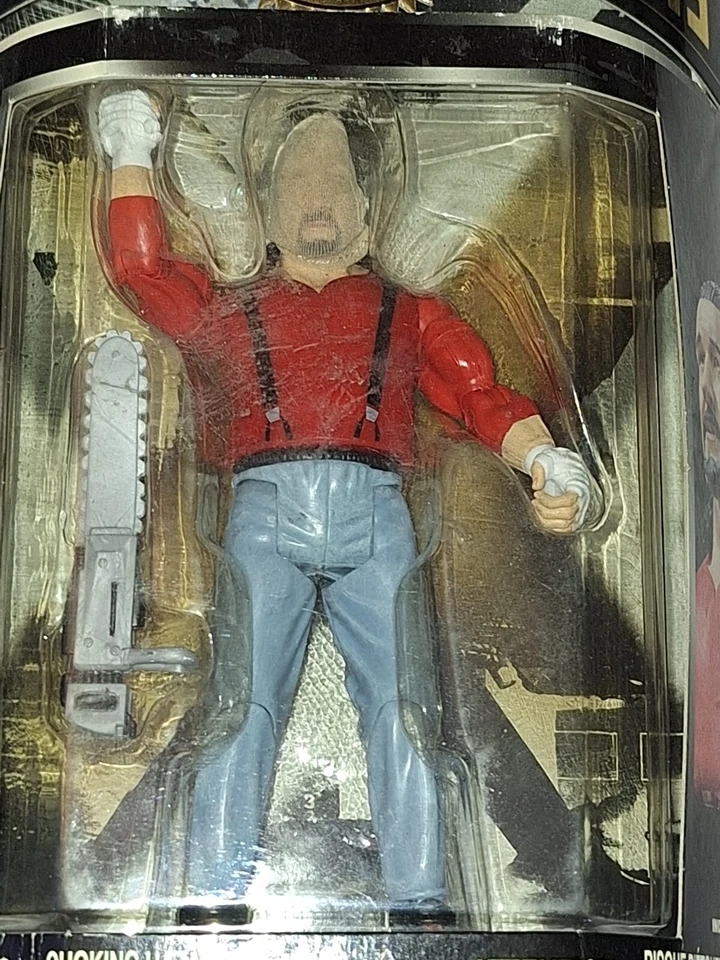 Figura de acción WWE Chainsaw Charlie Classic Superstars serie de lucha libre 22 Jakks Foto 4 de 4