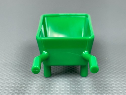 LEGO Minifigure Carrello utensili carriola verde 60337 Pneumatico nero - Foto 3 di 7
