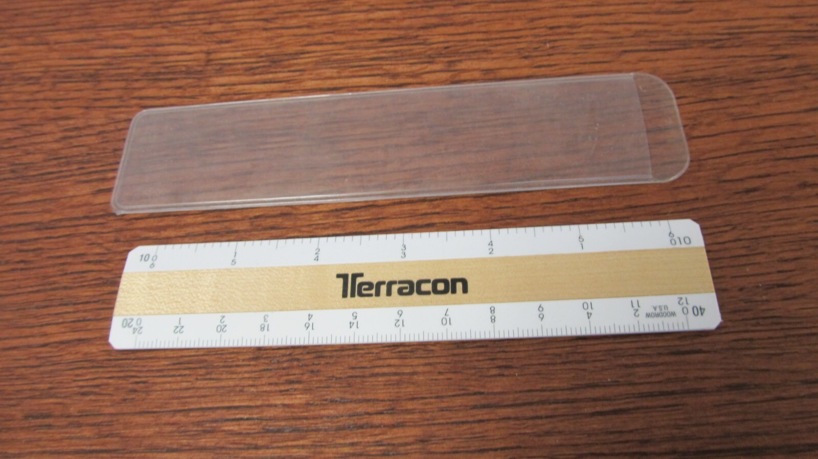 Advertising TERRACON Wood Plastic Drafting Architect Ruler by WOODROW ...