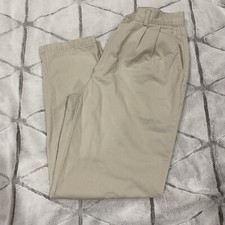 Vintage Dockers Recode Pleated Khaki Pants High Wide Fit Womens 10P 100 Cotton