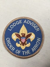 Lodge Advisor Order of the Arrow scout stuff back BSA Position Patch