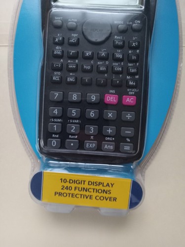 New Caliber Scientific Calculator 10-Digit LCD Display 240 Functions In Package - Picture 4 of 8