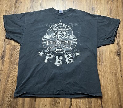 Professional Bull Riders PBR 2014 Toughest Sport On Dirt 2014 Shirt XXL