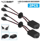 H7 LED Headlight Bulb Canbus Error Free Resistor Anti Flicker Canceller Decoder
