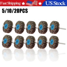 Flap Wheel Sander Set 1/8 Round Shank for Dremel Drill Rotary Tools 5/10/20 PCS